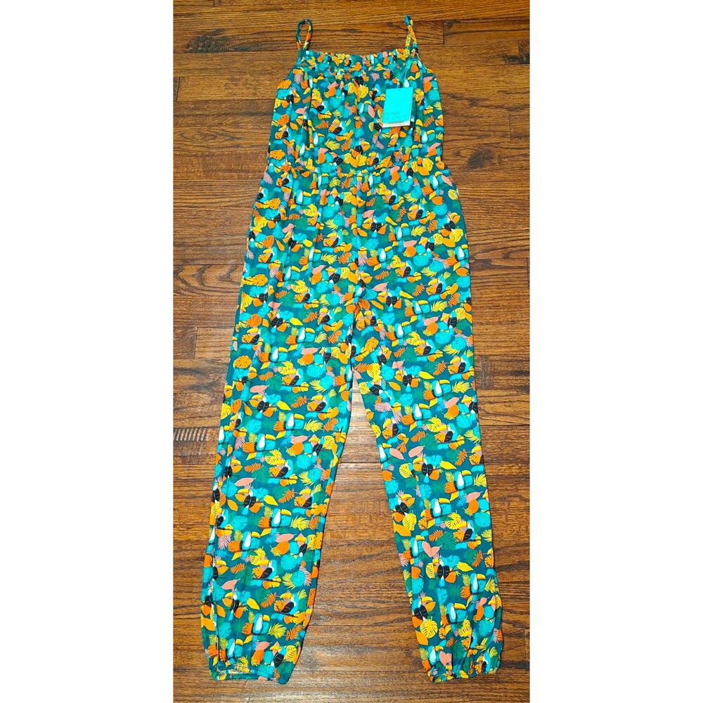 NWT Posh Peanut Turquoise Romper Kids Youth Size 10Y